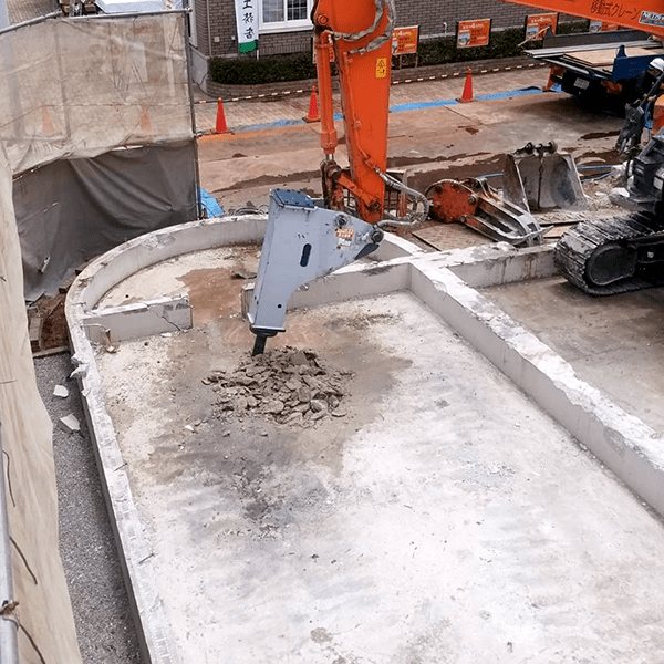 建物解体_基礎解体工事内容１