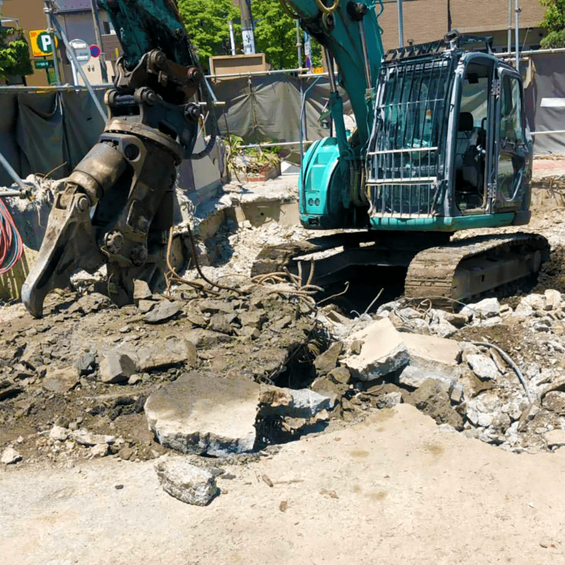 建物解体_基礎解体工事内容２