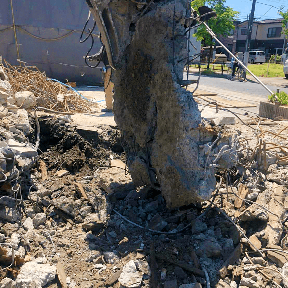 建物解体_基礎解体工事内容３