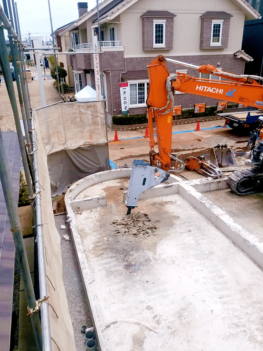 建物解体_基礎解体工事内容１