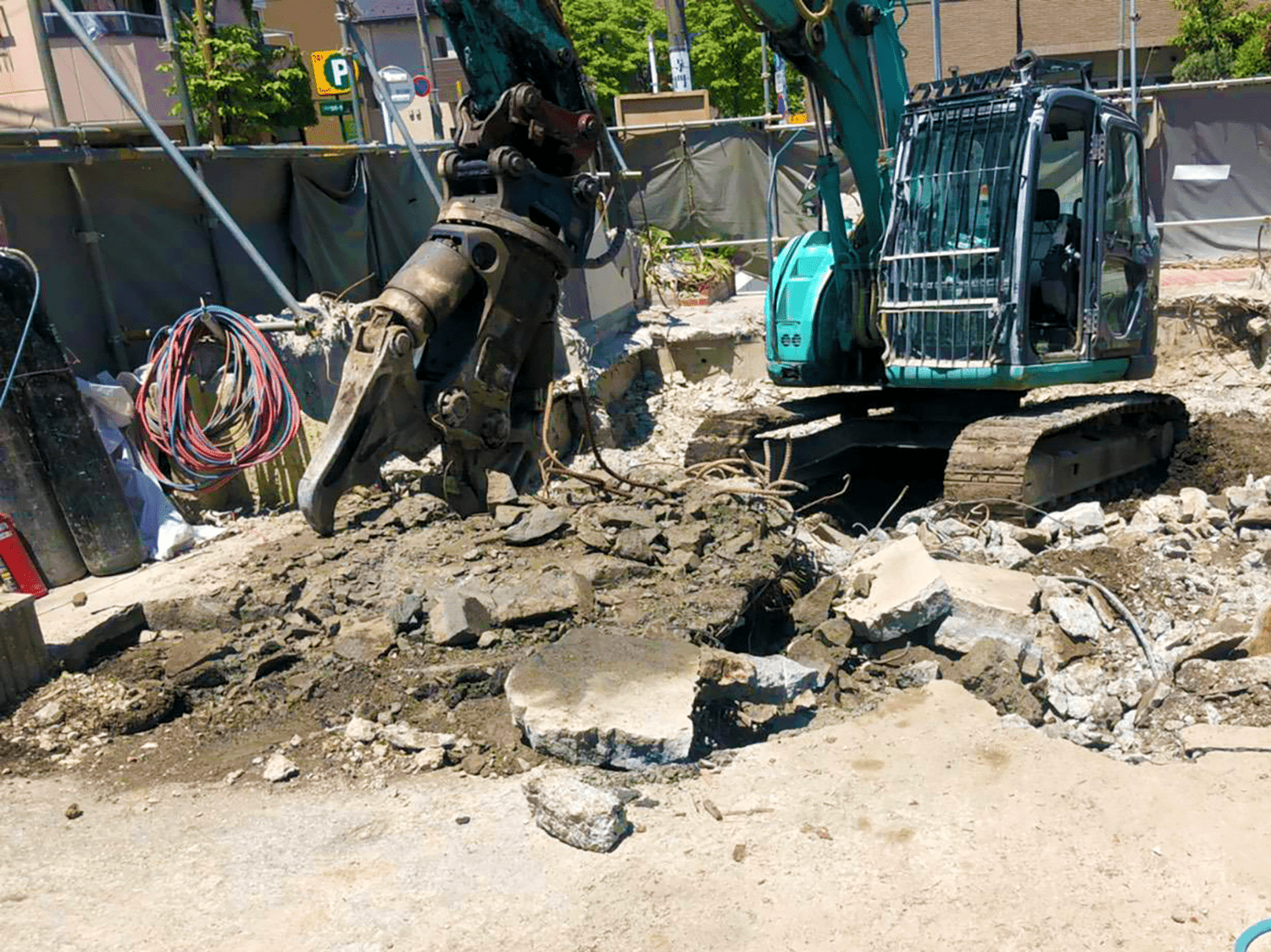 建物解体_基礎解体工事内容２