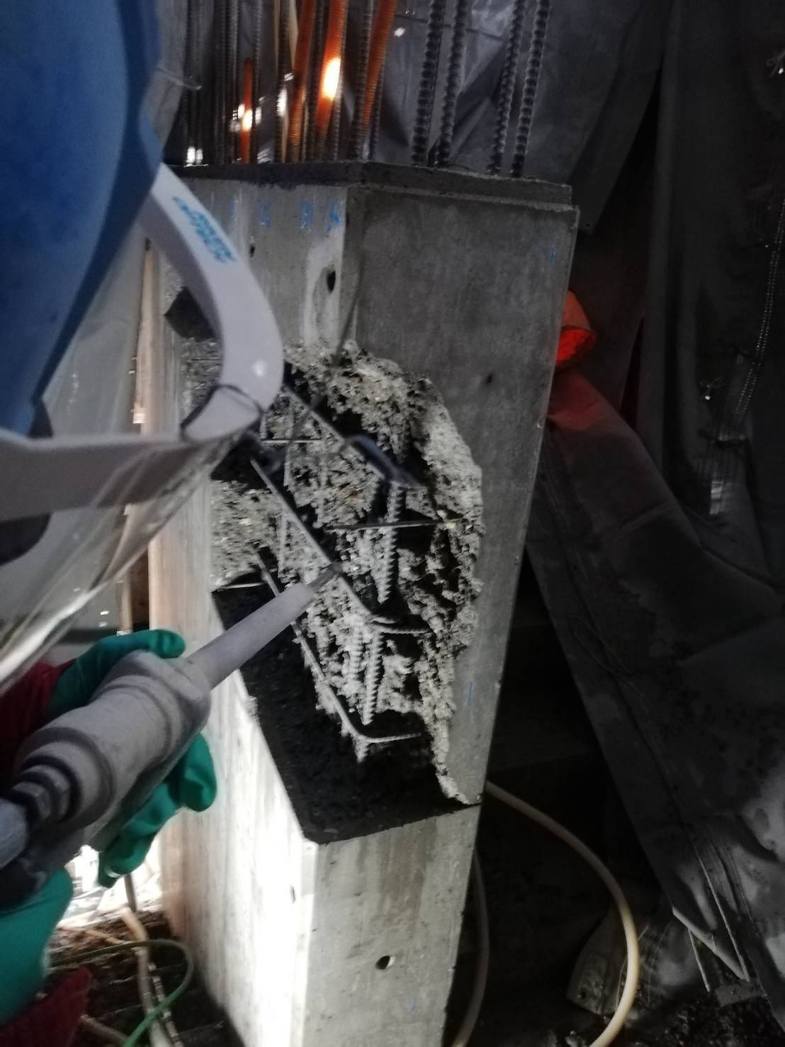 ウォータージェット斫り工事内容３