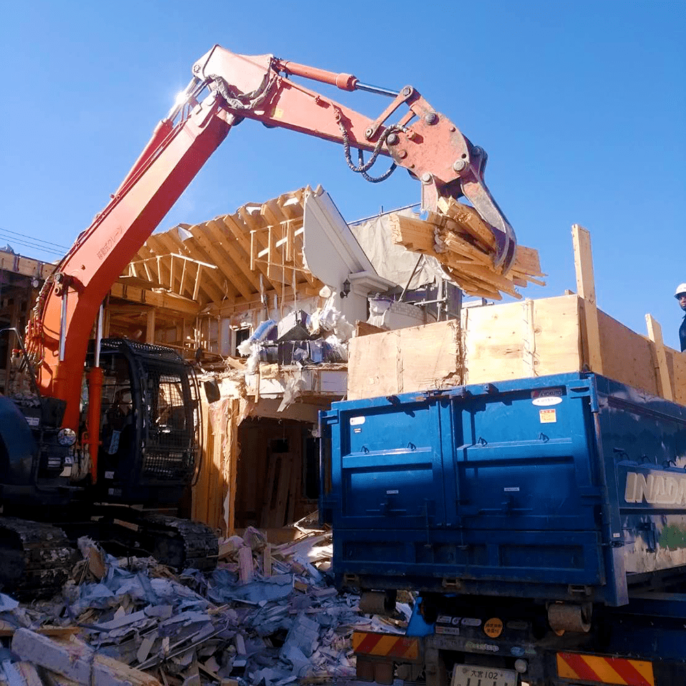 建物解体_木造解体工事内容１